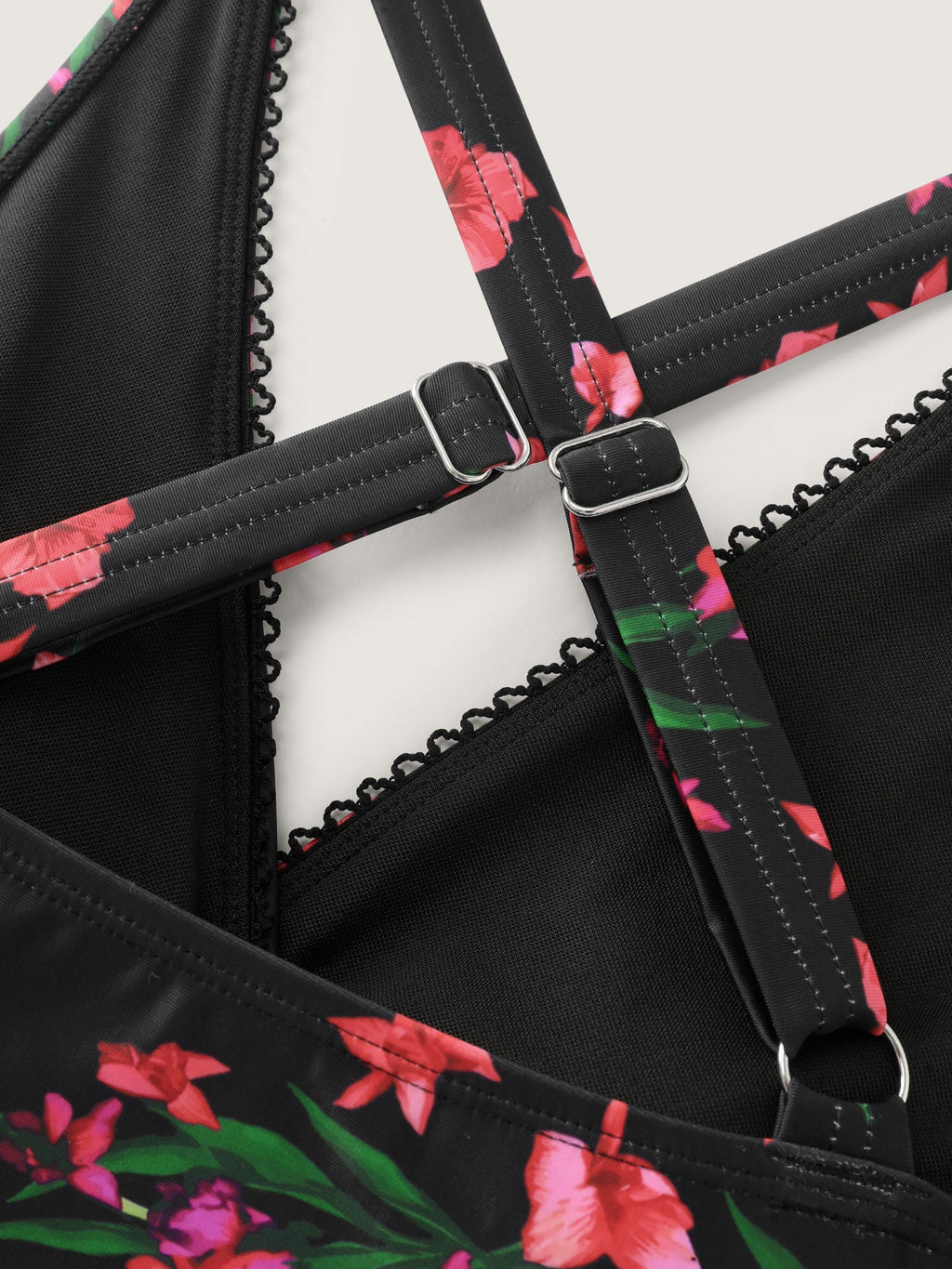Floral Print Fit And Flare Swim Dress