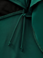 Cut-Out Detail Pockets Swim Dress