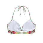 Mint Green & Pink Florals One-Piece Bikini&Skirt