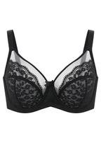 Breathable Lace Underwire Full Coverage Bra