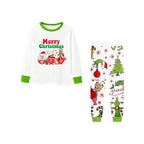 Holiday Family Christmas Pajamas Set With Playful Christmas Character Pattern Print