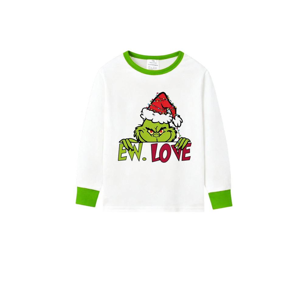 Holiday Family Christmas Pajamas Set With Classic Xmas Character Pattern Design