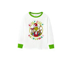Holiday Family Christmas Pajamas Set With Cute Christmas Pattern Print