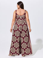 Sunkissed Stretchy Adjustable Strap Jumpsuit