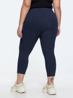 Stretchy Pull-On Plain Leggings
