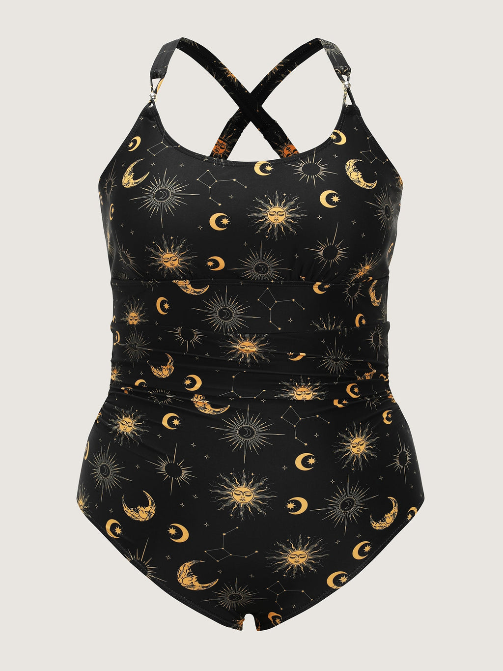 Celestial Print Supportive-Fit One-Piece Swim