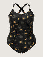 Celestial Print Supportive-Fit One-Piece Swim