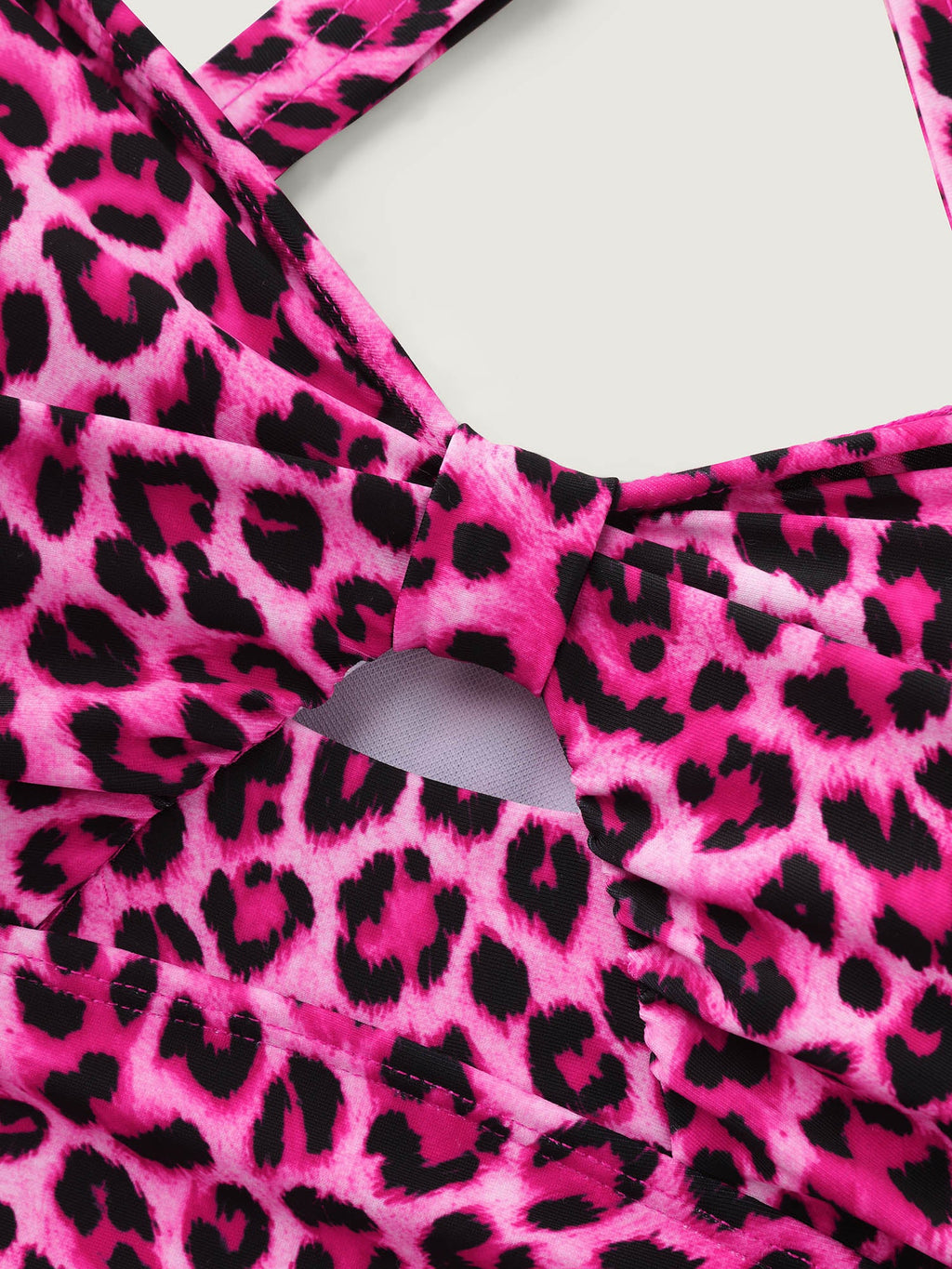 Sarong Set Sweet Leopard Print One-Piece Swim
