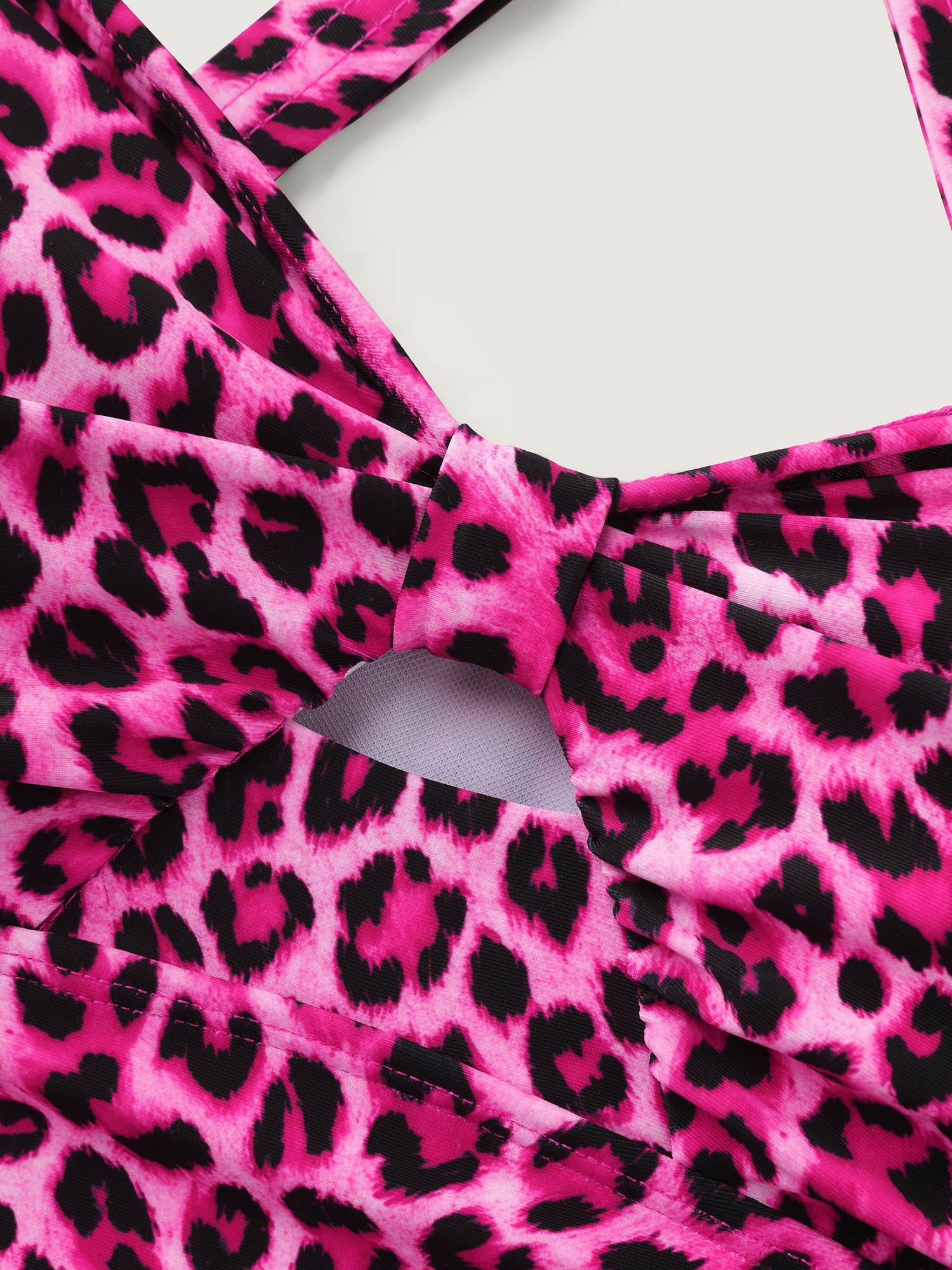 Sarong Set Sweet Leopard Print One-Piece Swim