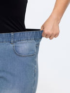 Stretchy Mid-Rise Bootcut Jeans