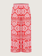 Pants Set Geometric Print One-Piece Swimsuit