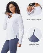 Womens UPF 50+ Sun Shirts Lightweight Quick Dry Long Sleeve Workout Tops Lightweight Running Pullover