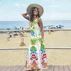 Tropical Graphic One-Piece Swimsuit&Skirt&Pants
