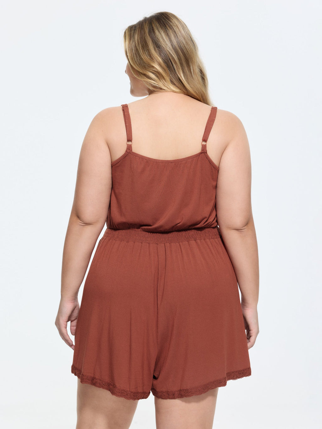 Supersoft Lace Detail Lounge Romper