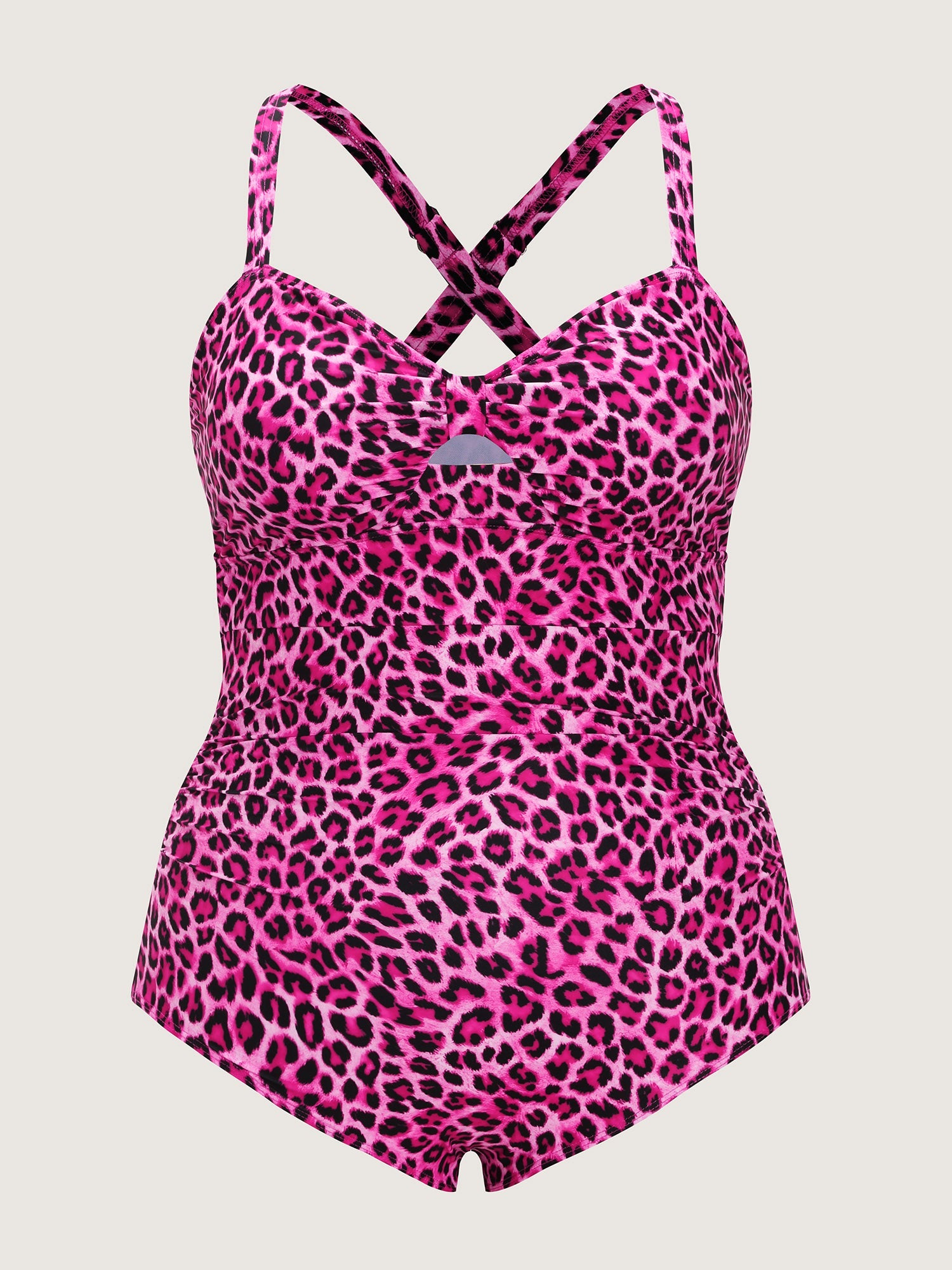 Sarong Set Sweet Leopard Print One-Piece Swim