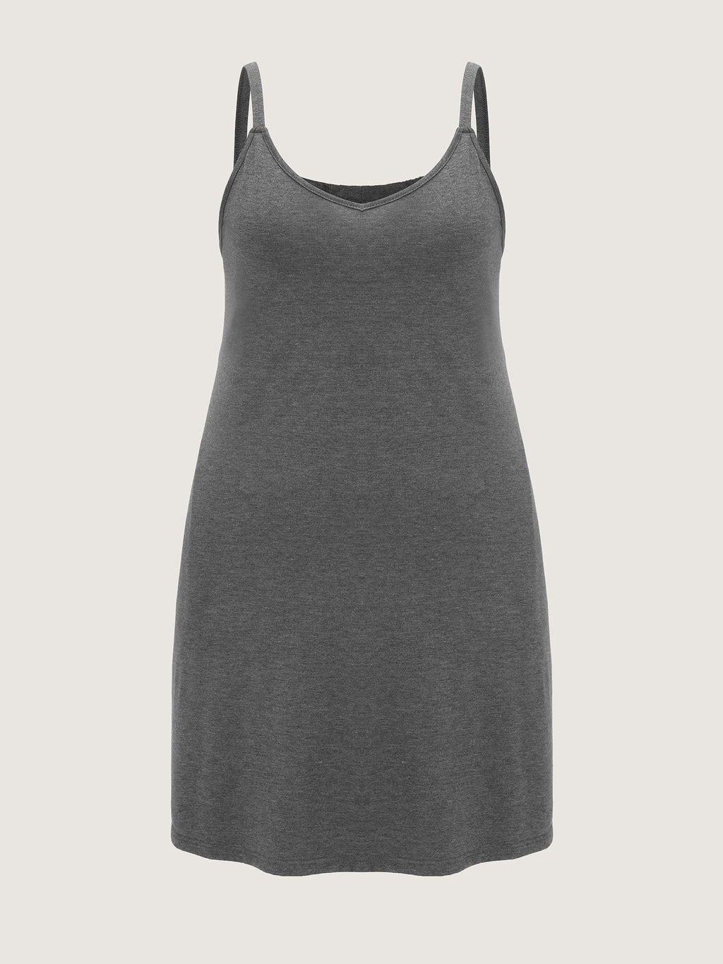 Supersoft Adjustable Drawstring Relaxed-Fit Backless Lounge Dress