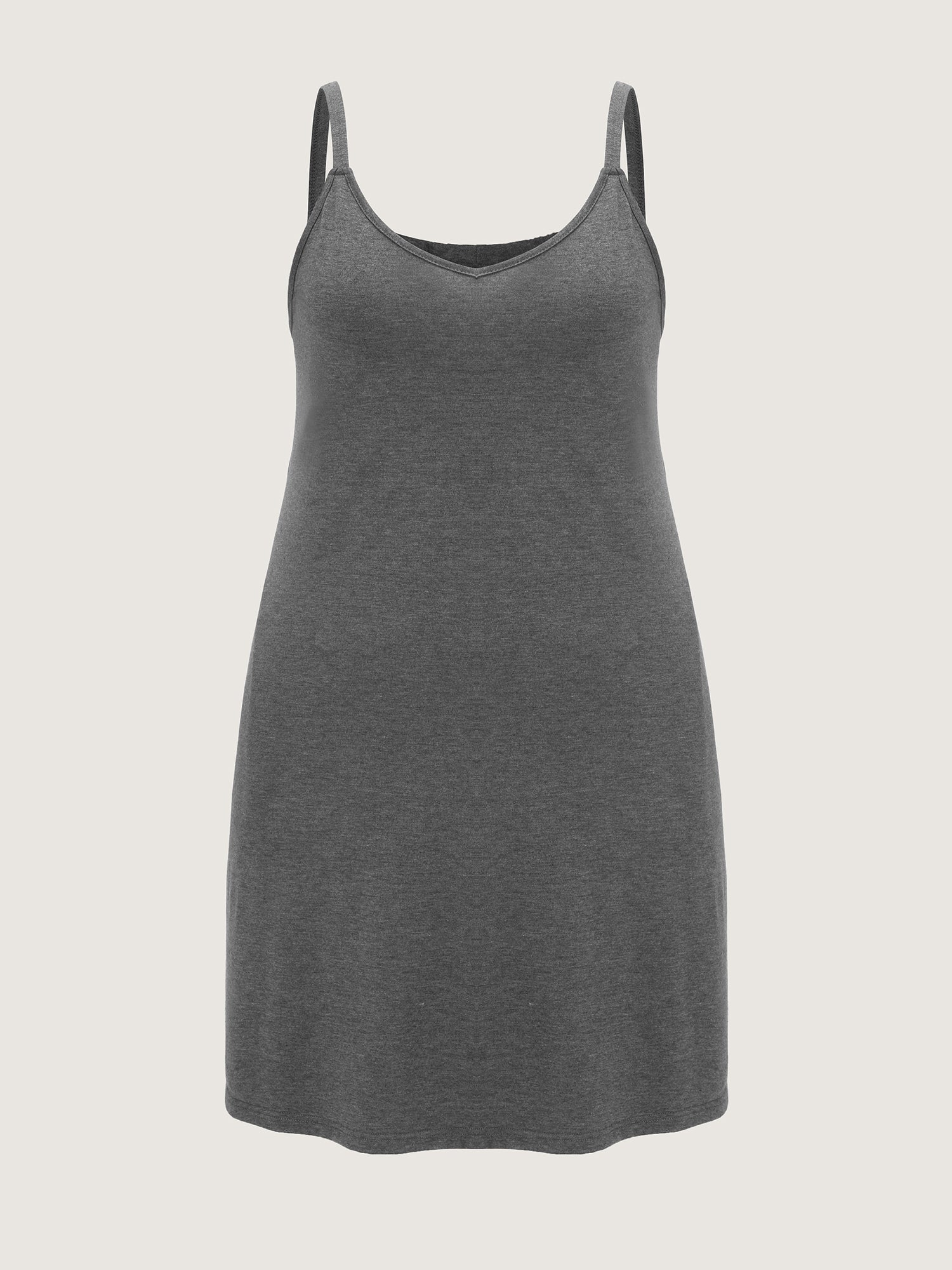 Supersoft Adjustable Drawstring Relaxed-Fit Backless Lounge Dress