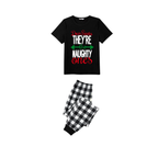 Dear Santa They’re the Naughty Ones Couple Christmas Pajamas Set