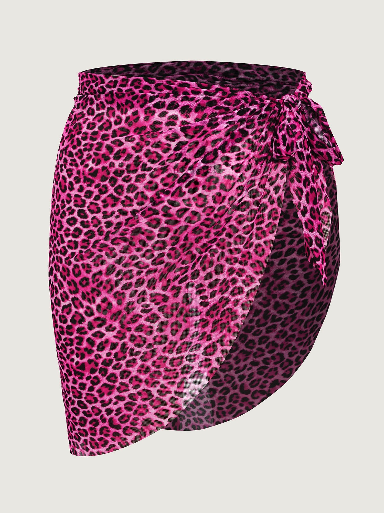 Sarong Set Sweet Leopard Print One-Piece Swim