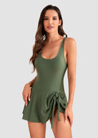 Floral Print Tummy Control Swimdress