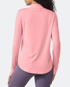 Womens UPF 50+ Sun Shirts Lightweight Quick Dry Long Sleeve Workout Tops Lightweight Running Pullover
