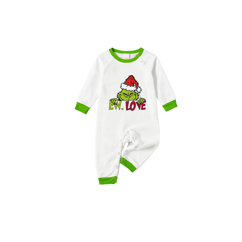 Holiday Family Christmas Pajamas Set With Classic Xmas Character Pattern Design