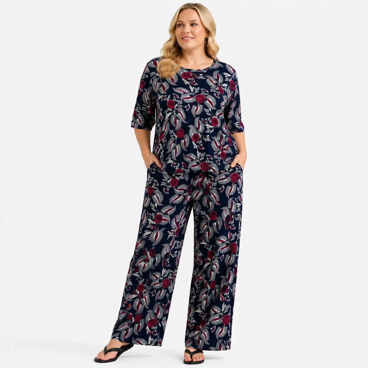 LADIES COMFORT LOUNGE CO-ORD SETS UPGRADED FRESH COOL FABRIB JUST MADE FOR MOST COMFORT SENSATION DURING SUMMER TIMES SUPER STRETCHY 3D PATTERNS VERSATILE FOR MOST VIBES ONE SIZE FITS ALL 12-24 PLUS SIZE LADIES FASHION