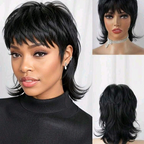 Short Straight Hair Mullet Haircuts Wigs