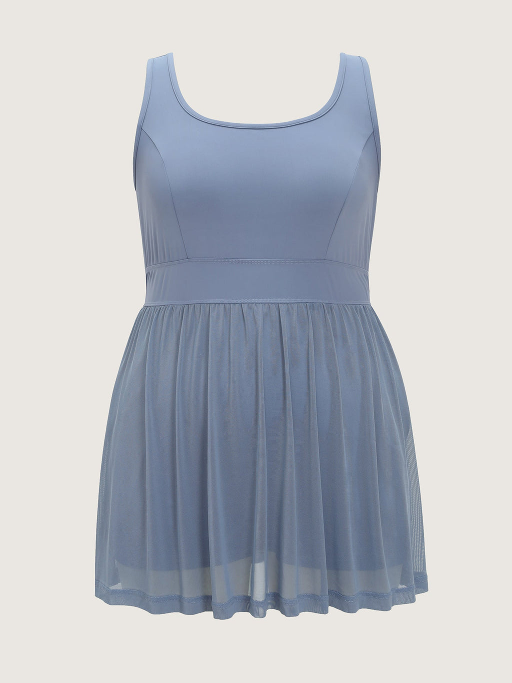 Stretchy Sewn-In Shorts Mini Dress