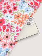Colorful Floral Print Pockets Flowy Swim Dress