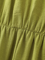 Sweetheart Drawstring Pocket Tiered Dress