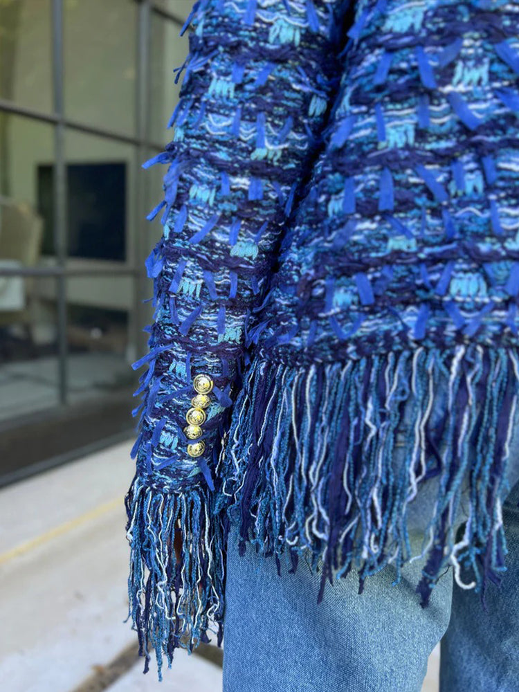 Women's Fashionable Tassel Elegant Cardigan Jacket