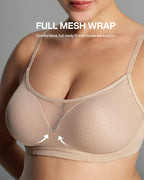 Comfort Full-Coverage Wireless Bra