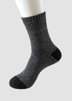 Men's Thermal Terry Loop Socks - 5 Pairs