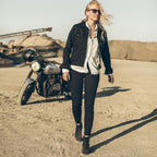 The Adler Jean in Noir