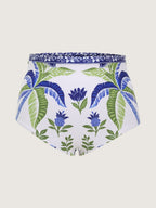 Tropical Palm Tree Print Swim Dress