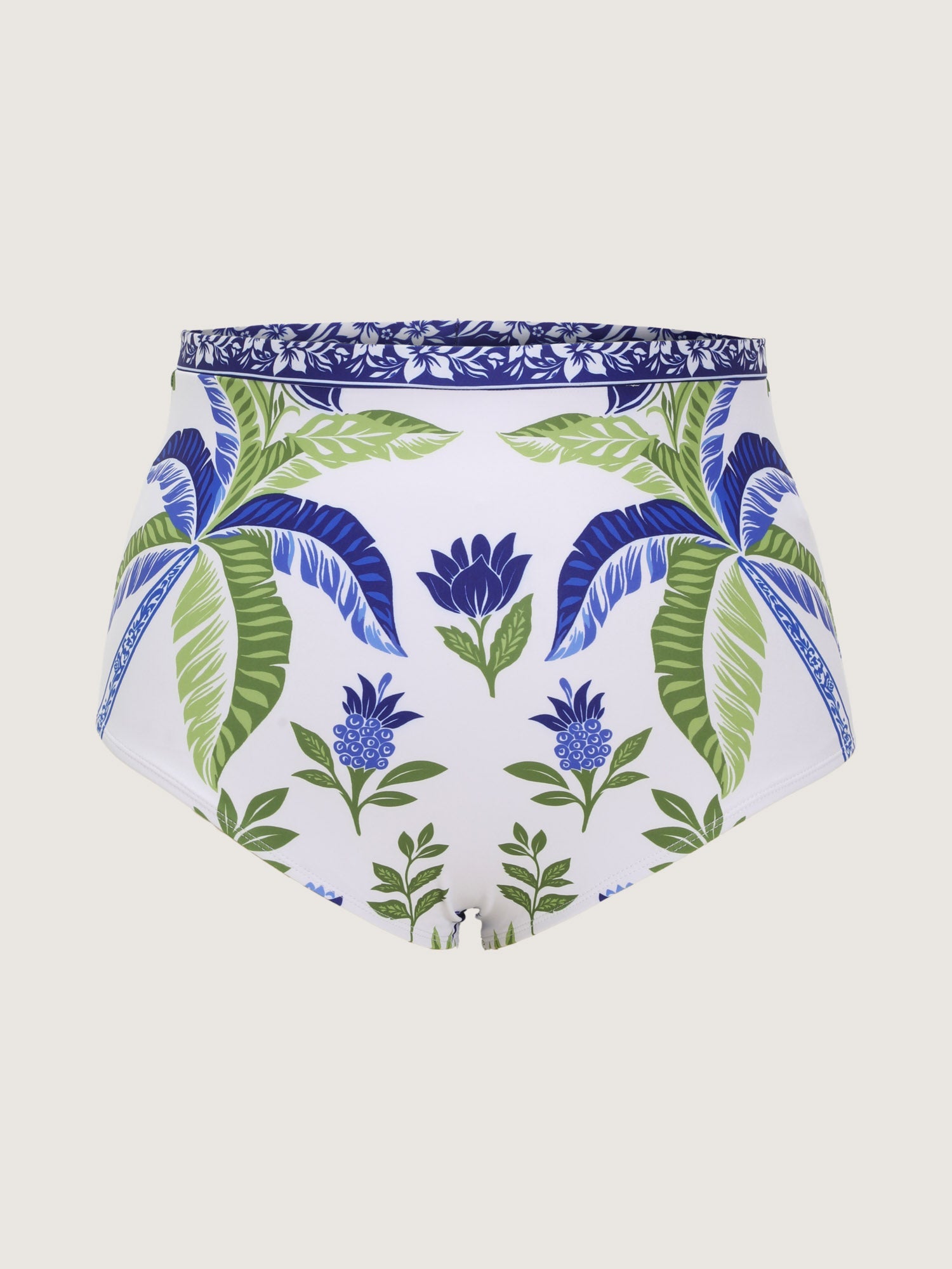 Tropical Palm Tree Print Swim Dress