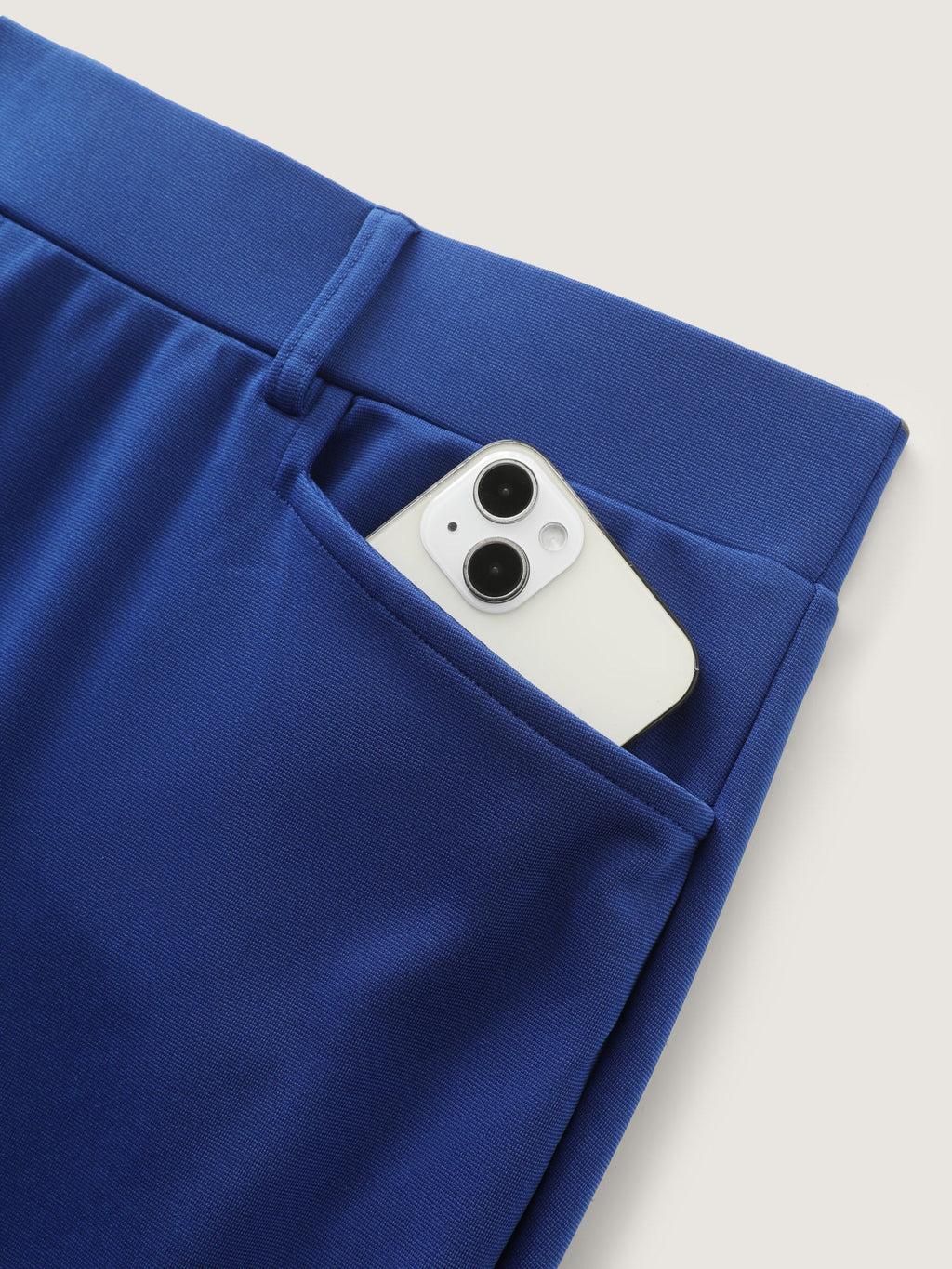 Stretchy Solid Pull-On Pants