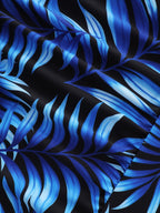 Tropical Print Double Strap Swim Top
