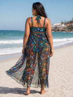 Two-Piece Tummy-Control Sarong Swimsuit