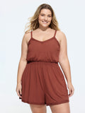 Supersoft Lace Detail Lounge Romper