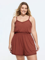 Supersoft Lace Detail Lounge Romper