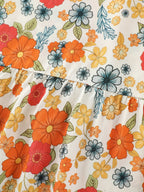 Supersoft Floral Print Ruffled Hem Pants
