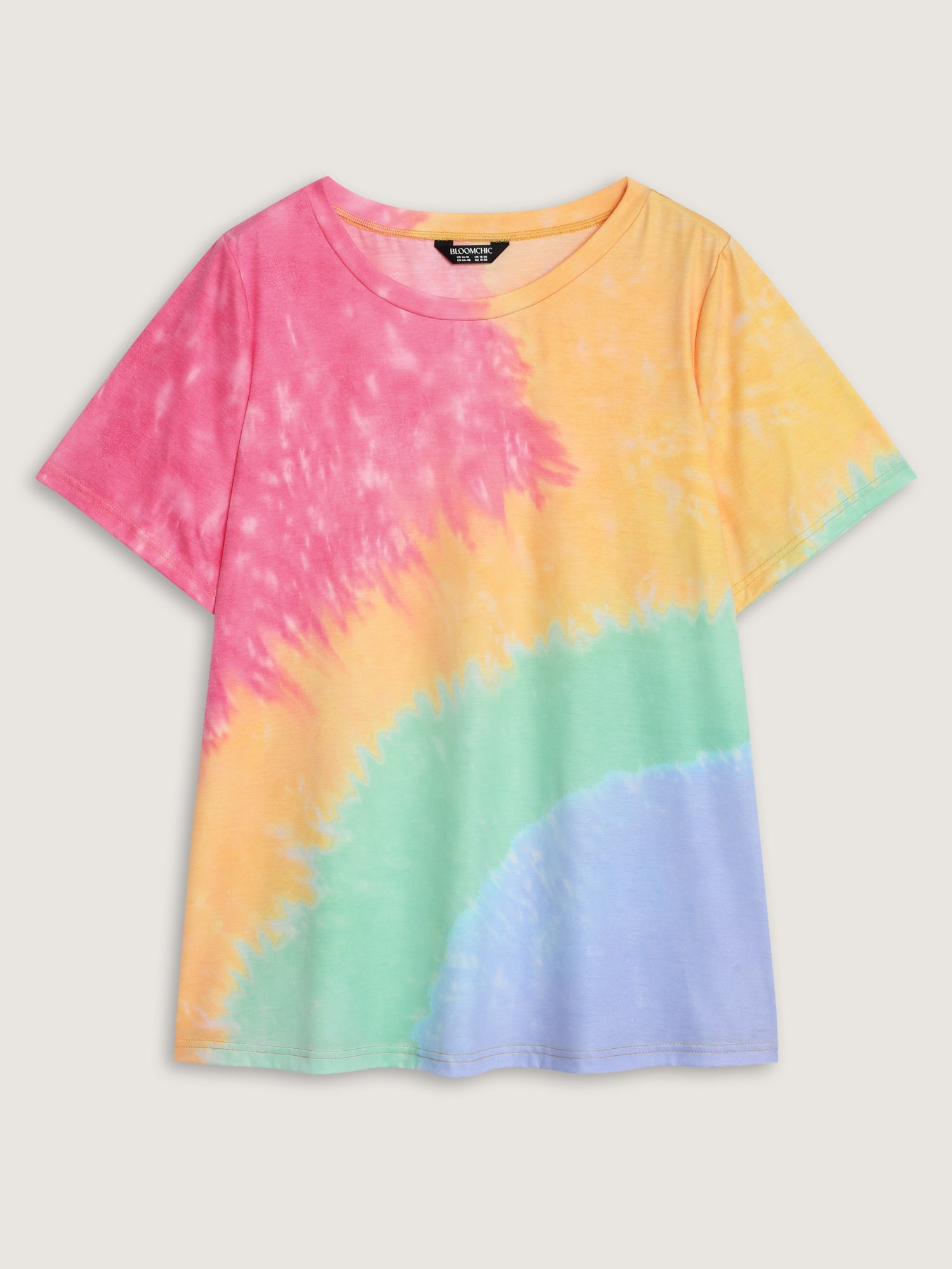 Supersoft Stretchy Tie-Dye Effect T-Shirt