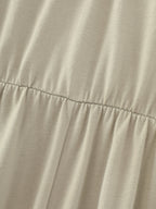 Cotton Sleeveless Wide-Leg Jumpsuit