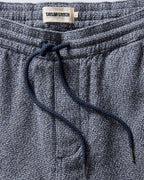 The Apres Pant in Navy Linen Tweed