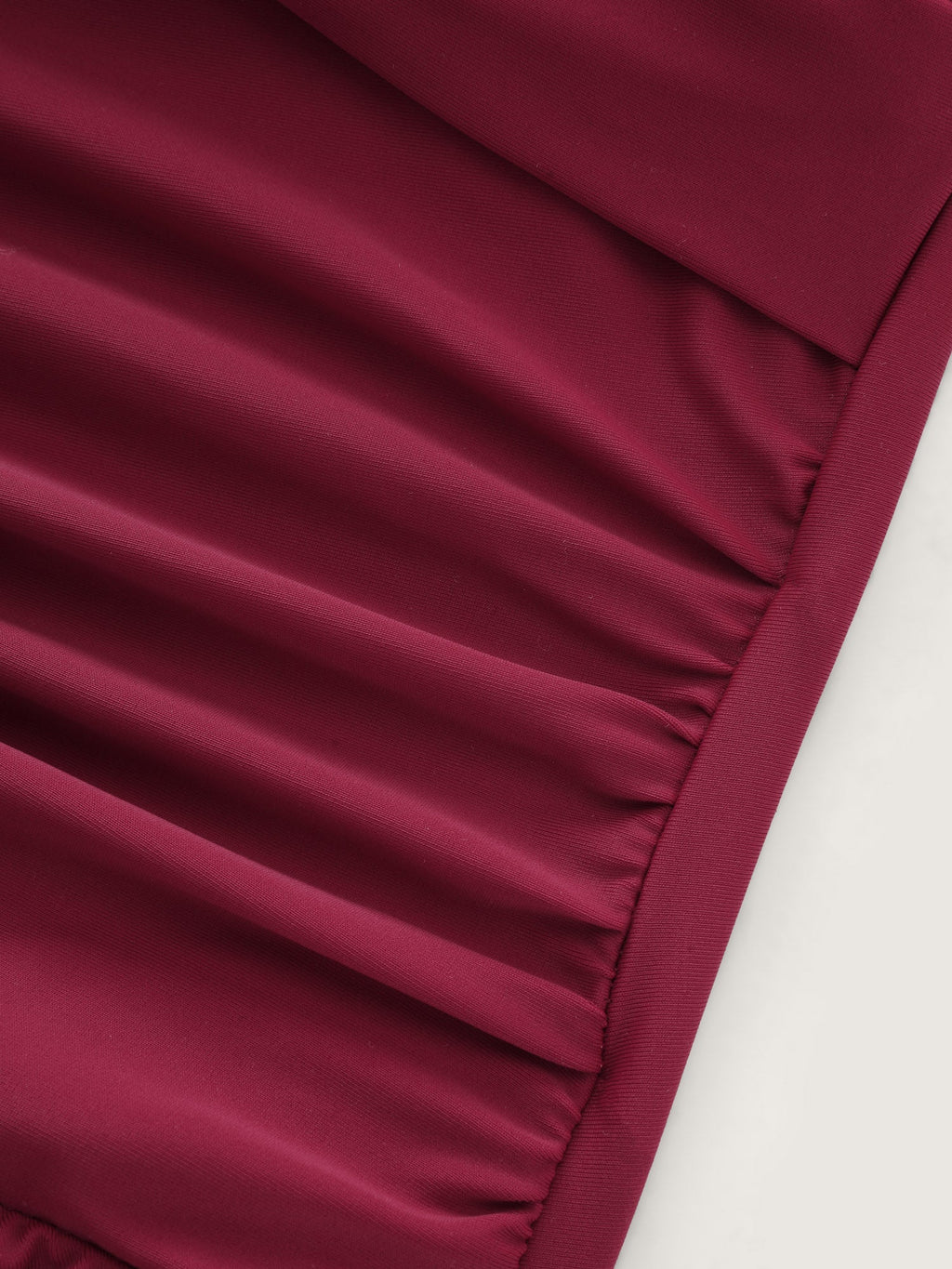 Twist-Front Fit And Flare Swim Dress