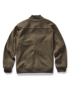 The Bomber Jacket in Army Suede