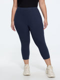 Stretchy Pull-On Plain Leggings