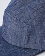 The 5-Panel Cap in Washed Indigo